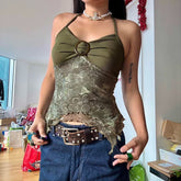 Cottagecore Vintage Halter Top